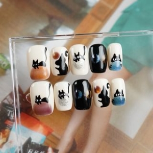 Octrouge - Cat Press On Nail