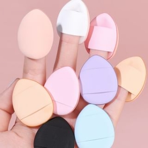 Coolkiss - Mini Finger Powder Puff / Case / Set