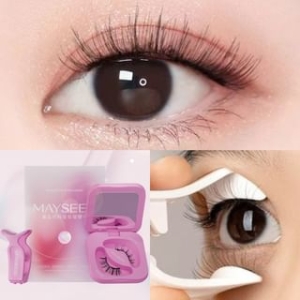 Natural Crisscross Magnetic False Eyelashes + Applicator