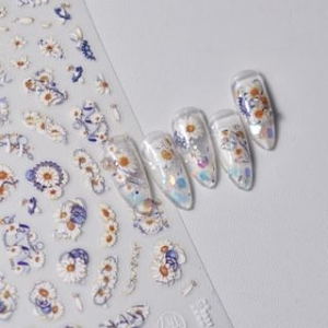 tomoni - Floral Nail Art Stickers