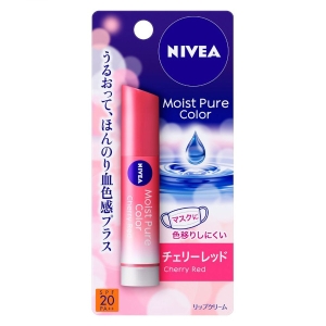 NIVEA Japan - Moist Pure Color Lip Cherry Red - 3.5g