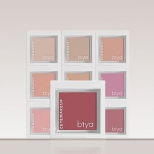 biya - Soft Matte Single Color Blusher - 8 Colors - 4g