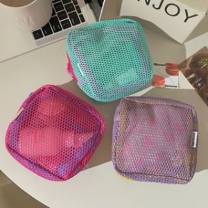 Ribbocco - Mesh Travel Makeup Bag