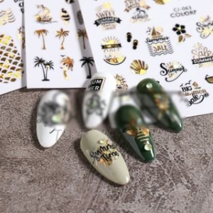 noprina - Metallic Nail Art Stickers