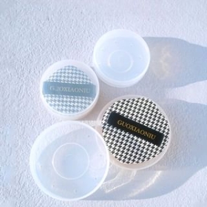 Kochanie - Set of 2: Plastic Powder Puff Case