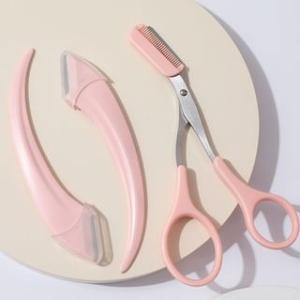 Beauty Artisan - Eyebrow Scissors with Comb / Eyebrow Razor / Set