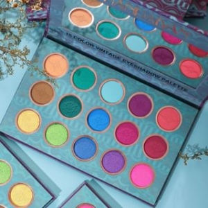 HANDAIYAN - 15-Color Vintage Vibrant Eyeshadow Palette - 4g