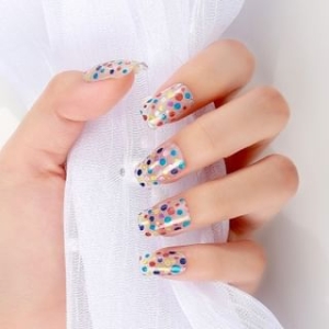 Jiannie - Set:  Print Nail Art Stickers + Nail File