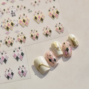 Argyle Nail Art Stickers