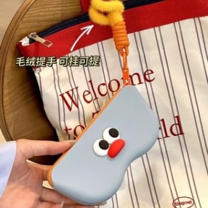 Epoch - Cartoon Silicone Eyeglasses Case / Makeup Pouch with Strap