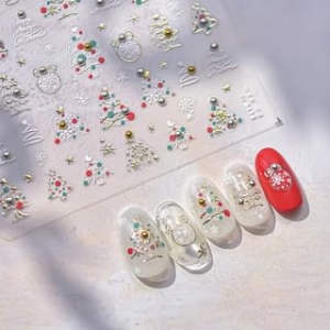 tomoni - Christmas Cartoon Nail Art Stickers