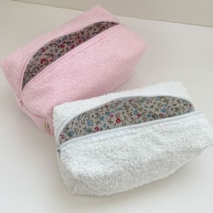 Clasengo - Plain Fabric Makeup Bag