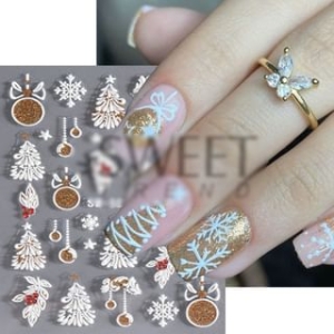 Christmas Nail Art Stickers (Various Designs)