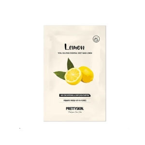 PRETTYSKIN - Total Solution Essential Sheet Mask - Lemon - 1pc