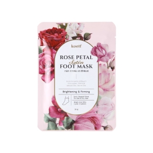 PETITFEE - Koelf Rose Petal Satin Foot Mask - 16g X 1pc