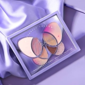 HEXZE - Butterfly 8 Colors Eyeshadow Palette - Purple Star - 8g