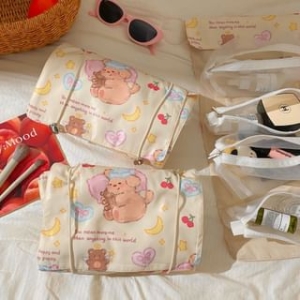 Ribbocco - Bear 4 in 1 Travel Makeup Bag