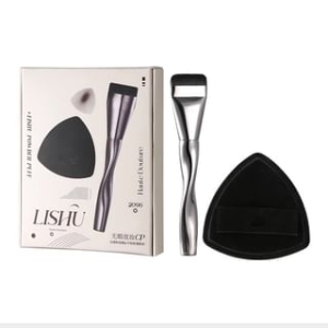 Stapi - Set:  Flat Foundation Brush + Powder Puff