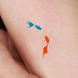 TATOOL - Goldfish Waterproof Temporary Tattoo