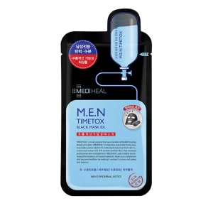 MEDIHEAL MEN Timetox Black Mask Sheet 10EA