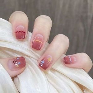 Cutip Nails - Wavy Smiley Press On Nail