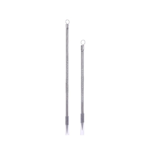 MINGXIER - Stainless Steel Blackhead Remover Set - 2pcs