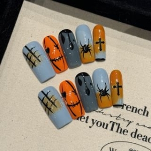 eovda - Halloween Spider Press On Nail