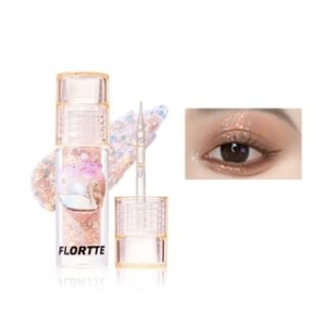 FLORTTE - SHINY LIQUID EYESHADOW - 4 Colors - 5g