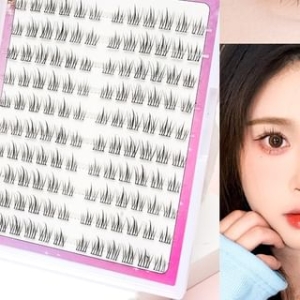 masscaku - Glue-Free Individual Cluster False Eyelashes / Set