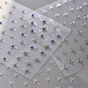 Star Rhinestone Nail Art Stickers
