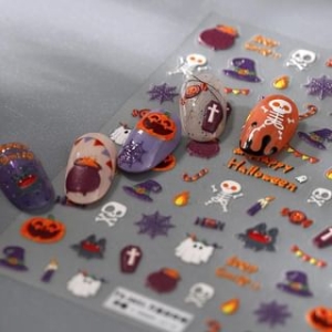 MAGICO - Halloween Nail Art Stickers - One Size)