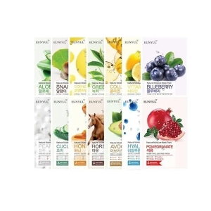 EUNYUL - Natural Moisture Mask Pack Set (Random Flavor) - 6pcs