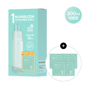 numbuzin No. 1 Calming Herb Toner 300mL Special Set (+10 Toner Pads)