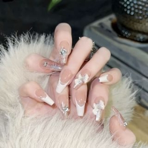 Cutip Nails - Bow Cat Eye Press On Nail