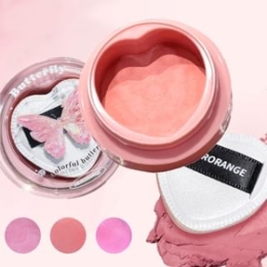 Butterfly Rhyme Air Powder Blusher Cream - (1-3)