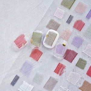 Fabric Print Nail Art Stickers