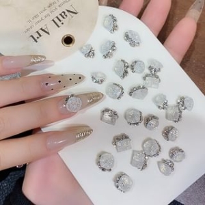 Padoma - Rhinestone Alloy Nail Art Decoration / Set