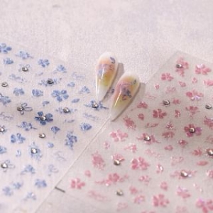 MAGICO - Floral Rhinestone Nail Art Stickers