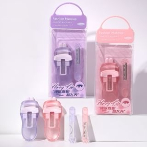 YOUSHA - Set:  Plastic Eyelash Curler + Eyebrow Razor