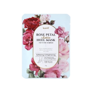 PETITFEE - Koelf Rose Petal Satin Heel Mask - 6g X 1pc