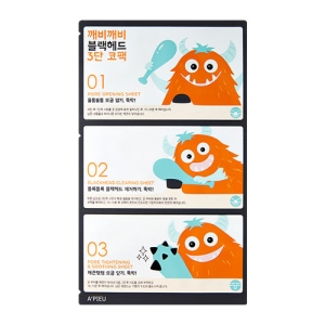 A'PIEU Goblin Blackhead 3-Step Nose Pack 3ea