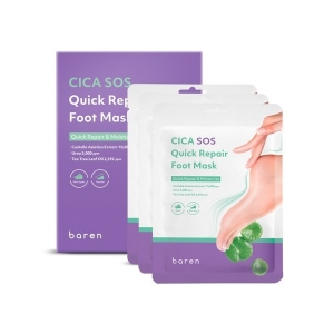 Baren - CICA SOS Quick Repair Foot Mask - 3pcs