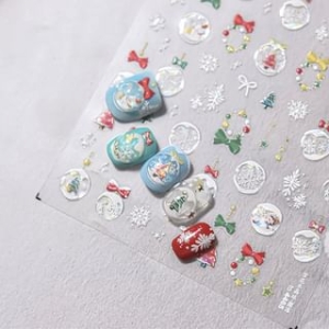 tomoni - Christmas Ball Nail Art Stickers