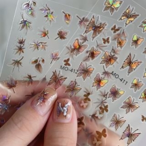 Padoma - Leaf / Butterfly Nail Art Stickers