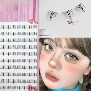 masscaku - Cat Eye Cluster Lower False Eyelashes