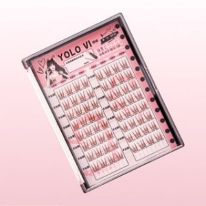 Heroine Camellia Series Individual Colored False Eyelashes