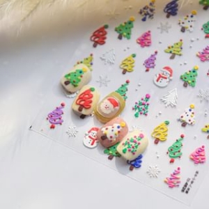 Snowman Nail Art Stickers