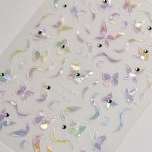 Mermaid Tail / Bow / Butterfly Nail Art Stickers