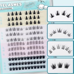 LuxeFlutter - Glue-free False Eyelashes Clusters