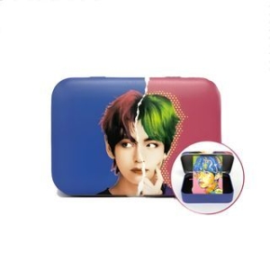 BTS V Face Illustration Contact Lens Case